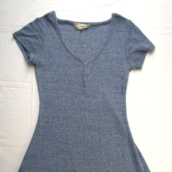 Baby Blue Ditzy Summer Dress, Size Small - Picture 1 of 8